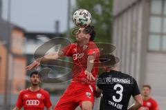 Bayernliga Süd - Saison 2022/2023 - FC Ingolstadt 04 - FC Memmingen - Renato Domislic (Nr.17 - FCI II) - Jakob Gräser schwarz Memmingen - Foto: Meyer Jürgen