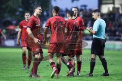 Toto Pokal; FC Sportfreunde Schwaig - FC Ingolstadt 04; Schuß Tor Jubel Treffer Marcel Costly (22, FCI) 1:2 SiegtrefferJasper Maljojoki (23, FCI) Emre Gül (5, FCI) Max Besuschkow (17, FCI)