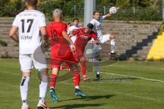 Bayernliga Süd - Saison 2021/2022 - FC Ingolstadt 04 II - TSV 1865 Dachau - Gashi Egson (#7 FCI) - Alexander Weiser weiss Dachau -  Foto: Meyer Jürgen