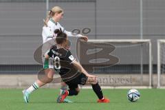 2. Bundesliga Frauen - Saison 2023/24 - FC Ingolstadt 04 Frauen - Borussia Mönchen Gladbach - Melike Pekel (Nr.38 - FCI) - Radke Laura weiss Gladbach - Foto: Meyer Jürgen