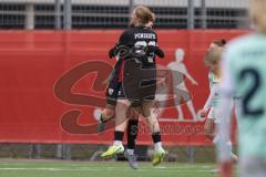 2. Bundesliga Frauen - Saison 2025/26 - FC Ingolstadt 04 Frauen - SG Andernach - Der 2:1 Führungstreffer durch Stefanie Reischmann (Nr.24 - FC Ingolstadt Frauen I) - jubel - Foto: Meyer Jürgen