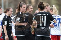 2. Bundesliga Frauen - Saison 2023/24 - FC Ingolstadt 04 Frauen - HSV Fr.1 - Anna-Lena Fritz (Nr.19 - FCI) schiesst den 2:2 Ausgleichstreffer - jubel - Foto: Meyer Jürgen