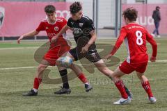 B-Junioren - Bayernliga -  Fc Ingolstadt 04 - TSG 1860 Rosenheim - Drakulic Ognjen schwarz  FCI -  Foto: Meyer Jürgen