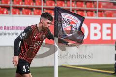 3. Liga; FC Ingolstadt 04 - Preußen Münster; Ecke Felix Keidel (43, FCI)