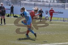 2. Frauen-Bundesliga Süd - Saison 2020/2021 - FC Ingolstadt 04 - FC Würzburger Kickers - Der 3:0 Führungstreffer durch Maier Ramona rot FCI - jubel - Johann Hannah Torwart Würzburg - Foto: Meyer Jürgen