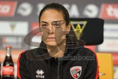 3. Liga; Alemannia Aachen - FC Ingolstadt 04; Interview Pressekonferenz Cheftrainerin Sabrina Wittmann (FCI)