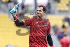 3. Liga; Alemannia Aachen - FC Ingolstadt 04; vor dem Spiel Torwart Kai Eisele (25, FCI)