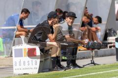 2.BL; SV Darmstadt 98 - FC Ingolstadt 04 - Cheftrainer Roberto Pätzold (FCI) vor dem Spiel mit Co-Trainer Thomas Karg (FCI)