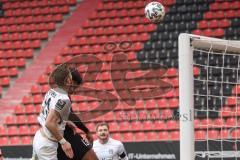 3. Liga - Fußball - FC Ingolstadt 04 - SV Meppen - Torchance Francisco Da Silva Caiuby (13, FCI) Bünning Lars (19  Meppen)