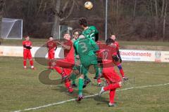 Testspiel - SV Manching - TSV Pöttmes - Johann Rybalko
(#3 Manching) - Simon Berger #5 Manching - Foto: Jürgen Meyer