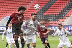 3. Liga - Fußball - FC Ingolstadt 04 - SV Meppen - Francisco Da Silva Caiuby (13, FCI) gegen Amin Hassan (7  Meppen)
