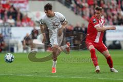 3. Liga - Saison 2023/24 - Rot-Weiss Essen - FC Ingolstadt 04 -  - Arian Llugiqi (Nr.25 - FCI) - XXXXX - Foto: Meyer Jürgen