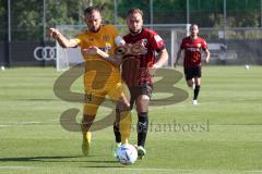 Freundschaftsspiel - Saison 2022/2023 - FC Ingolstadt 04 -  SpVgg Bayreuth - Felix Weber (Nr.24 - SpVgg Bayreuth) - David Kopacz (Nr.29 - FCI) -  - Foto: Meyer Jürgen