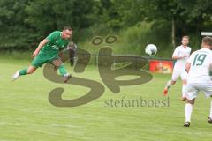 BZL Oberbayern Nord - Testspiel - TSV Aiglsbach - SV Manching - Thomas Schreiner grün Manching - Foto: Jürgen Meyer