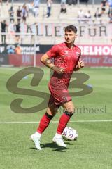 3. Liga; FC Ingolstadt 04 - FC Hansa Rostock; vor dem Spiel Mads Borchers (9, FCI)