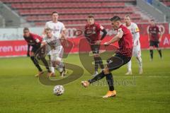 3. Liga - FC Ingolstadt 04 - Hallescher FC - Elfemter 1:0 Tor Jubel Stefan Kutschke (30, FCI)