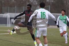 *** Bayernliga Nord - Saison 2025/26 - FC Ingolstadt 04 II - SpVgg Greuther Fürth - Jason Osei Tutu (Nr.11 - FC Ingolstadt II) - Mehmet Avlayici grün Fürth - Foto: Meyer Jürgen