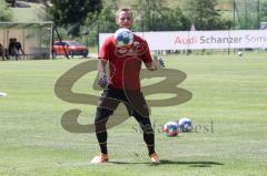 3. Liga; FC Ingolstadt 04 - Trainingslager Südtirol, Torwart Marius Funk (1, FCI)