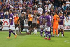 3.Liga - Saison 2022/2023 - VFL Osnabrück - FC Ingolstadt 04 - Das Spiel ist aus - Jubel - Foto: Meyer Jürgen