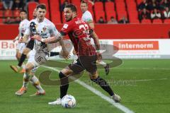 3.Liga - Saison 2022/2023 - FC Ingolstadt 04 -  Dynamo Dresden - Pascal Testroet (Nr.37 - FCI) - Robin Tim Becker (Nr.16 - Dresden) - Foto: Meyer Jürgen