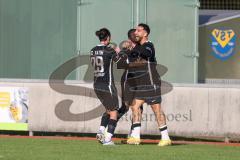 Kreisliga - Saison 2023/2024 - FC Fatih Ingolstadt - TSV Münchsmünster - Der 2:0 Führungstreffer durch Akif Abasikeles schwarz Fatih - jubel - Foto: Meyer Jürgen
