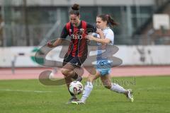 *** 2. Bundesliga Frauen - Saison 2025/26 - FC Ingolstadt 04 Frauen - VFL Bochum - Emma Kusch (Nr.9 - FC Ingolstadt Frauen I) - Joester Emely blau Bochum - Foto: Meyer Jürgen