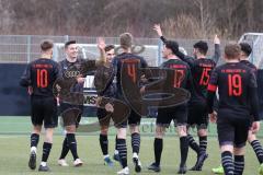 Bayernliga Süd - Saison 2021/2022 - FC Ingolstadt 04 II -  SpVgg Unterhaching - Der 3:1 Führungstreffer durch Fabian Cavadias #5 FCI - jubel - Foto: Meyer Jürgen