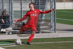 2. Frauen-Bundesliga Süd - Saison 2020/2021 - FC Ingolstadt 04 - FC Würzburger Kickers - Mailbeck Alina rot FCI beim Eckball - Foto: Meyer Jürgen