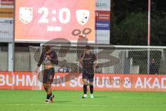 3. Liga; TSV Havelse - FC Ingolstadt 04; enttäuscht hängende Köpfe nach 2:0 in 20 Minuten Marcel Costly (22, FCI) Mads Borchers (9, FCI)