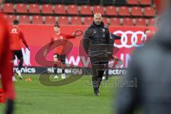 3. Liga; FC Ingolstadt 04 - Preußen Münster; Co-Trainer Maniyel Nergiz (FCI) vor dem Spiel