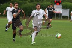 Bezirksliga - Saison 2025/26- TSV Gaimersheim - TSV Rohrbach - Domenic Raimann (Nr.32 - TSV Gaimersheim) - Alexander Huber schwarz Rohrbach - Foto: Meyer Jürgen