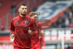 3. Liga; FC Ingolstadt 04 - Alemannia Aachen; vor dem Spiel Lukas Fröde (34, FCI)