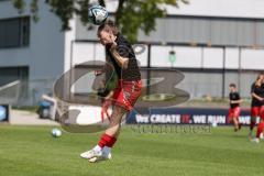 DFB - Pokal Frauen 1. Runde - Saison 2023/2024 - FC Ingolstadt 04 - FC Carl Zeiss Jena - Yvonne Dengscherz (Nr.23 - FCI Frauen) beim warm machen - Foto: Meyer Jürgen