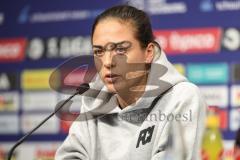 3. Liga; MSV Duisburg - FC Ingolstadt 04; Pressekonferenz Interview Cheftrainerin Sabrina Wittmann (FCI)
