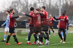 3. Liga; Testspiel - FC Ingolstadt 04 - Chemnitzer SC; Tor Jubel Treffer Calvin Brackelmann (17, FCI) Max Dittgen (10, FCI) Justin Butler (31, FCI) Maximilian Neuberger (38, FCI) Oman Adil Kurt (8 CSC), Hans Nunoo Sarpei (18 FCI) David Kopacz (29, FCI)