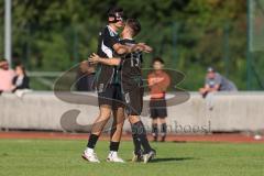 Bezirksliga - Saison 2025/26 - FC Fatih Ingolstadt - TSV Gaimersheim - Marcus Keilwerth (Nr.13 - TSV Gaimersheim) mit einem Tor - jubel - Philipp Stipic (Nr.6 - TSV Gaimersheim) - Foto: Meyer Jürgen