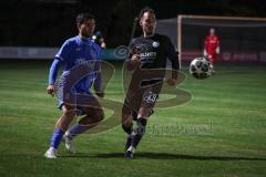 Landesliga - Saison 2026/27 - SV Manching - VFB Durach - Aydin Berkan (Nr.13 - SV Manching) - Mark Nosdrin blau Durach  - Foto: Meyer Jürgen