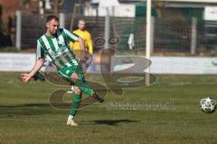 Landesliga - Saison 2025/26 - SV Manching - TSV Schwabmünchen - Maximilian Eberwein (Nr.4 - SV Manching) - XXXXX - Foto: Meyer Jürgen