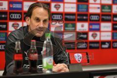 2.BL; FC Ingolstadt 04 - Training, neuer Cheftrainer Rüdiger Rehm, Pressekonferenz, Cheftrainer Rüdiger Rehm (FCI)