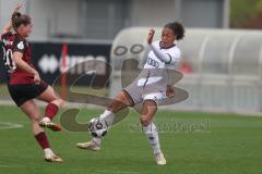 DFB Pokal - Frauen - Saison 2025/26 - FC Ingolstadt 04 Frauen - 1. FC Nürnberg - Melissa Kuya Kuya Strobel (Nr.19 - FC Ingolstadt Frauen I) - Baumgärtl Jacqueline rot Nürnberg - Foto: Meyer Jürgen
