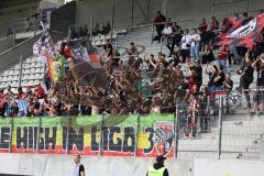 3.Liga - Saison 2022/2023 - Erzgebirge Aue - FC Ingolstadt 04 - Mitgereiste Fans -  - Foto: Meyer Jürgen