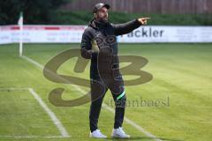 Bezirksliga - Saison 2022/2023 - SV Manching  - SV Dornach - Trainer Reichenberger Fabian (SV Manching) - Foto: Meyer Jürgen