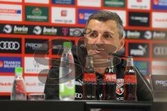 3.Liga - Saison 2022/2023 - FC Ingolstadt 04 -  - Pressekonferenz - Cheftrainer Michael Köllner (FCI)-  - Foto: Meyer Jürgen