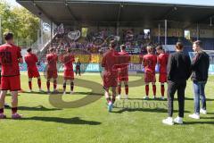 3. Liga - Saison 2025/26 - TSG Hoffenheim II - FC Ingolstadt 04  - Die Mannschaft bedankt sich bei den Fans - XXXXX - Foto: Meyer Jürgen