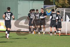 Kreisliga - Saison 2023/2024 - FC Fatih Ingolstadt - TSV Münchsmünster - Der 2:0 Führungstreffer durch Akif Abasikeles schwarz Fatih - jubel - Foto: Meyer Jürgen