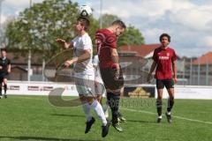 Bezirksliga - Saison 2023/24 - TSV Gaimersheim - SpVgg Kammerberg - Lucas Goetz (Nr.5 - Gaimersheim) - Jonas Grundmann rot Kammerberg - Foto: Meyer Jürgen