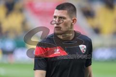 3. Liga; Dynamo Dresden - FC Ingolstadt 04; vor dem Spiel Mladen Cvjetinovic (19, FCI)
