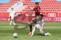 3. Liga - FC Bayern 2 - FC Ingolstadt 04 - Stefan Kutschke (30, FCI) Welzmüller Maximilian (19 FCB)