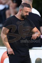 Freundschaftsspiel - Saison 2023/2024 - SV Manching - FC Ingolstadt 04 - Cheftrainer Serkan Demir (SV Manching) -  - Foto: Meyer Jürgen