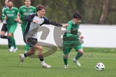 Bezirksliga - Saison 2025/26 - TSV Ober./Unterhaunstadt - FC Gerolfing - Ahmet Altay (Nr.25 - FC Gerolfing) - Fabio Udella grau Ober./Unterhaunstadt - Foto: Meyer Jürgen